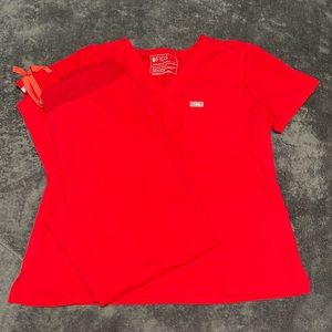 Red size small Figs Scrubs